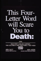 This four-letter word will scare you to death: AIDS