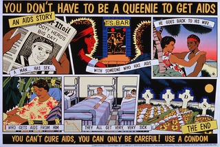 You don't have to be a queenie to get AIDS