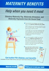 Maternity benefits: help when you need it most