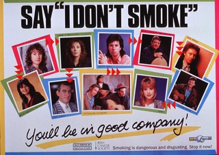 Say "I don't smoke"
