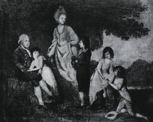 Ruspini With His Family In A Country Place