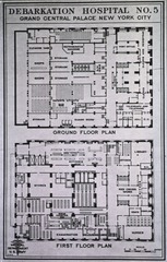[Floor plans for the Debarkation Hospital no. 5]