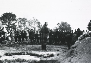 [Funeral of Lt. Walters. Buried with military honors in Dijon, France]