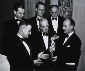 [1946 Awards Presentation]: [Dr. George Baehr and others]