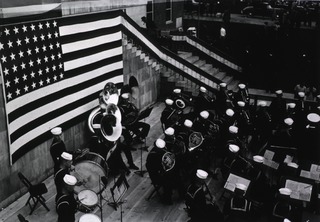 [Navy Band at dedication ceremony for first six buildings at NIH]