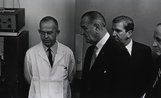 [President Lyndon Johnson's visit to NIH, 1967]