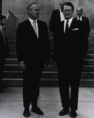 [Elliot Richardson, Secretary of DHEW, visits NIH, March 16, 1971.]
