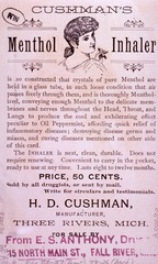 Cushman's Menthol Inhaler