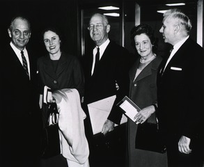 [Luther Terry, Mary Lasker, Lister Hill, Florence Mahoney, and Boisfeuillet Jones]