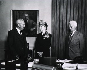 [Dr. Thomas Parran, Dr. Ida Bengston, and Dr. Rolla Dyer]
