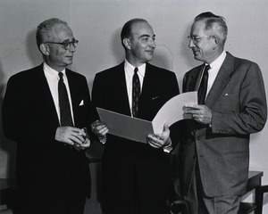 [Dr. DeWitt Stetten, Dr. Arthur Kornberg, and Dr. Joseph E. Smadel]