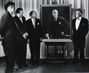 [Portrait of Dr. William H. Sebrell presented to NIH, Jan. 31, 1956]