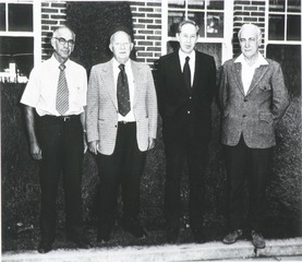 [Dr. Robert S. Stone and others at the Rocky Mountain Laboratory in Hamilton, Montana]