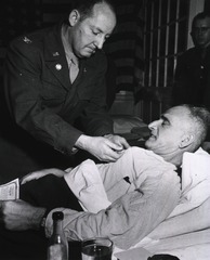 [Awarding of the Purple Heart to George Falson]
