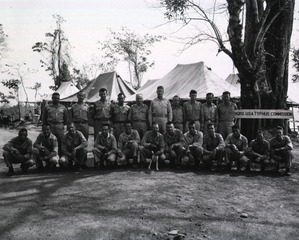 [Group photograph of staff at the Headquarters, U.S.A. Typhus Commission]