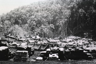 [Panoramic view of the 36th Evacuation Hospital]