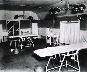 Operating room of the 2nd Field Hospital at Zamboanga, Mindanao, P.I