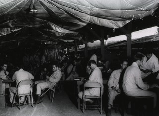 [Red Cross recreation hall at the 54th General Hospital, Base "G", Hollandia, Dutch New Guinea]