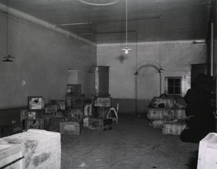 [Interior view of the 90th General Hospital, Bar Le Duc, France]