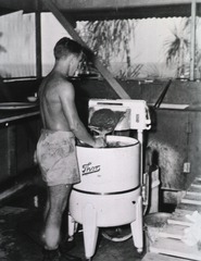 [Laundry operations at the 65th Station Hospital, Darwin, Australia]