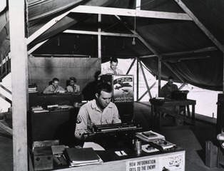 [Headquarters, administrative tent, 65th Station Hospital, Darwin, Australia]