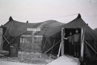 [Patient mess tent at the 74th Station Hospital, Italy]