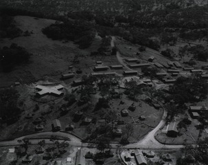 [Aerial view of the 116th Station Hospital, Port Moresby, New Guinea]