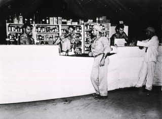 [Pharmacy at the 363rd Station Hospital, Port Moresby]