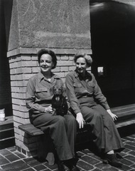 [Army Nurses- Lt. Edith A. Waldhaus and Capt. Helen L.A. Lyons]