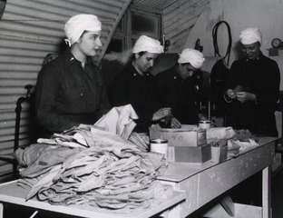 [Army Nurses in hospital in Normandy, France]
