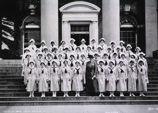 [Miss Julia C. Stimson and group of nurses]