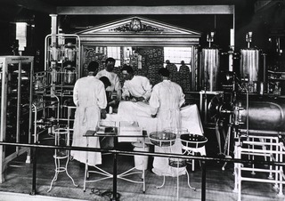 [Model of operating room at Marine Hospital, Sewells Point, Hampton Roads, Va.]