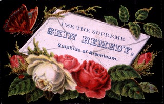 Use the supreme skin remedy, Sulphide of Arsenicum