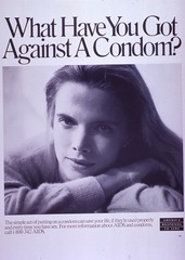 What have you got against a condom?