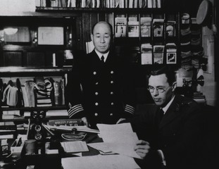 Examining ship's papers
