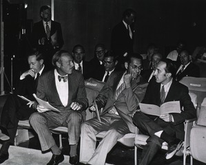 [A gathering in the Masur auditorium]
