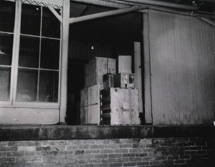 [View of back platform loading dock]