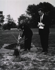 [H. Smith's ceremonial shovel of dirt]