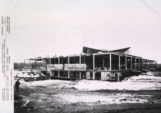 [NLM- Construction: General view looking southeast]