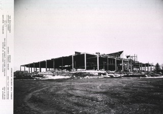 [NLM- Construction: General view looking northwest]