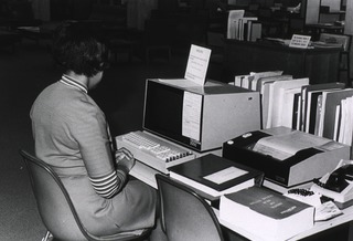 [Online terminal in the reading room]