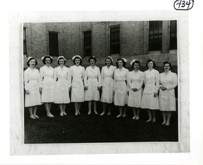 First full commissioned officer class of dietetic interns, ... July 1947
