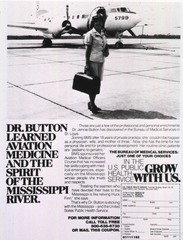 Dr Button learned aviation medicine and the spirit of the Mississippi River