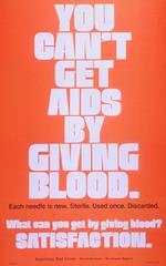 You can't get AIDS by giving blood