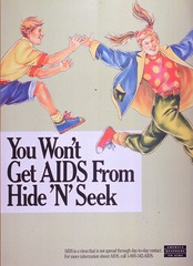 You won't get AIDS from hide 'n' seek