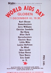 World AIDS Day: Globen, 1 december