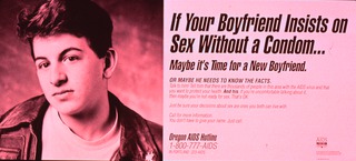 If your boyfriend insists on sex without a condom--: maybe it's time for a new boyfriend