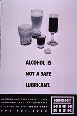 Alcohol is not a safe lubricant