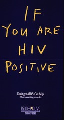 If you are HIV positive--