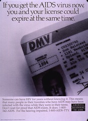 If you get the AIDS virus now, you and your license could expire at the same time